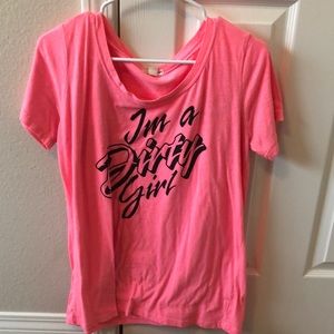 Hot pink t shirt